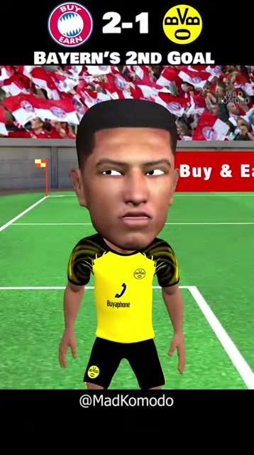 過了一個(gè)世紀(jì)外網(wǎng)動(dòng)畫惡搞拜仁對(duì)陣多特的第二個(gè)進(jìn)球